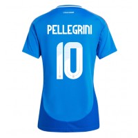 Maglie da calcio Italia Lorenzo Pellegrini #10 Prima Maglia Femminile Europei 2024 Manica Corta